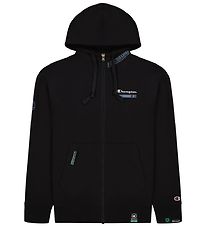 Champion Fashion Cardigan - Sort m. Logo