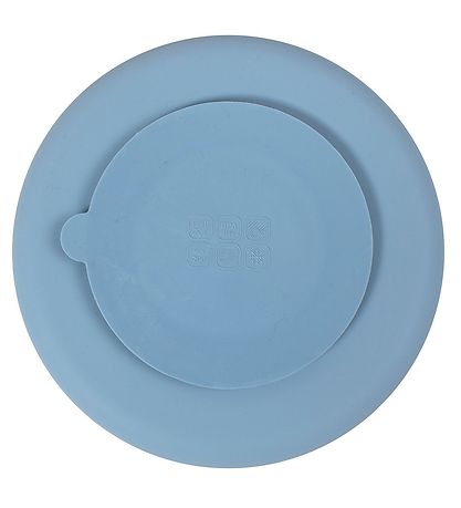 Filibabba Tallerken - Silikone - Ruminddelt - Powder Blue