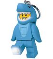 LEGO® Nøglering m. Lommelygte - LEGO® Shark Suit Guy  