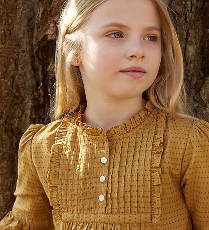 Noa Noa miniature Bluse - Sophia - Print Golden Brown