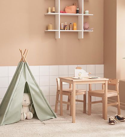 Kids Concept Legetelt - Mini Tipi - Lysegrøn