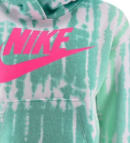 Nike Hættetrøje - Tie Dye - Mint Foam