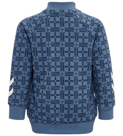 Hummel Cardigan - hmlTommy - Blue Horizon m. Print