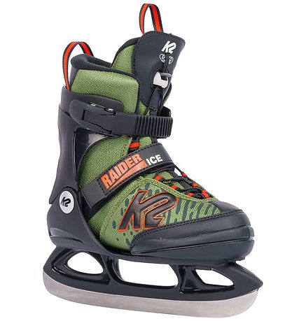 K2 Skøjter - Raider Ice - Sort/Grøn