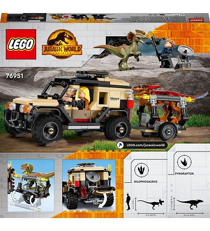LEGO® Jurassic World - Pyroraptor & DilophosaurusTransport 76951