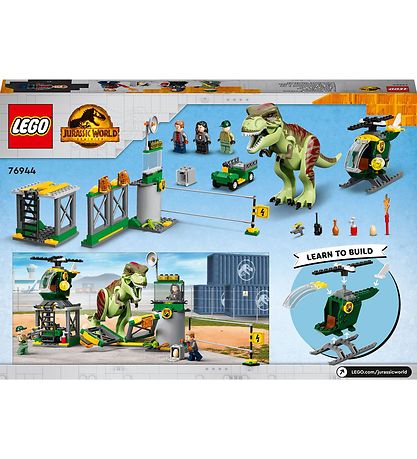LEGO® Jurassic World - T. Rex På Dinosaurflugt 76944 - 140 Dele