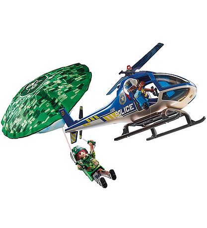 Playmobil City Action - Politihelikopter: Faldskærms-Forfølgelse