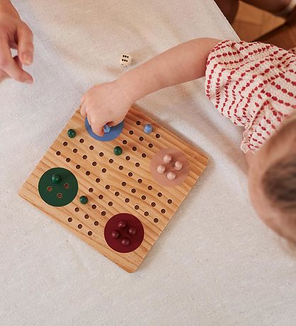 Kids Concept Brætspil - Ludo - Carl Larsson - Træ