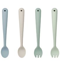 Liewood Børnebestik - 4-Pak - Silikone - Shea - Dusty Mint