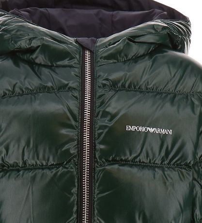 Emporio Armani Dunjakke - Vedbar - Navy/Grøn