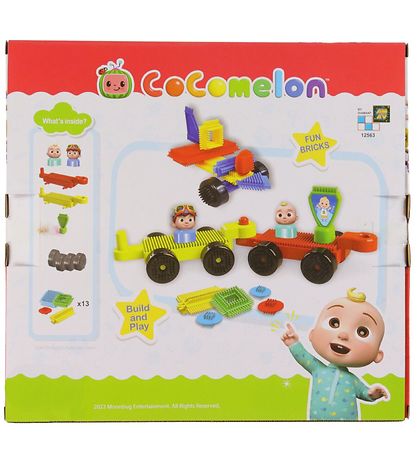 CoComelon Aktivitetslegetøj - Funbricks Train Kit
