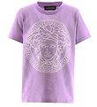 Versace T-shirt - Purple/White w. Print