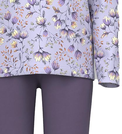 Name It Nattøj - Noos - NkfNightset - Purple Heather