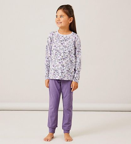 Name It Nattøj - Noos - NkfNightset - Purple Heather