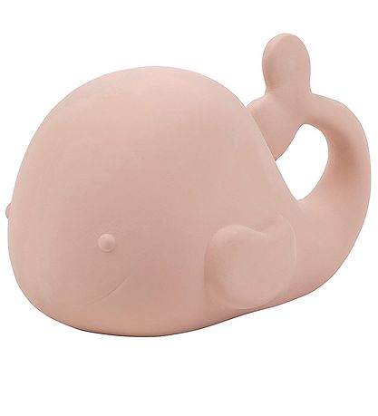 Nattou Badelegetøj - Hval - Naturgummi - Dusty pink