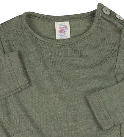 Engel Blouse - Wool/Silk - Olive