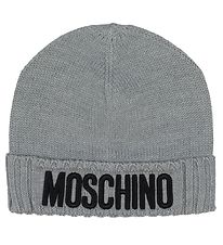 Moschino Hue - Uld/Aktryl- Gråmeleret 