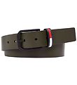 Tommy Hilfiger Bælte - 3,5 cm - Dark Olive