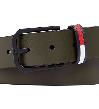 Tommy Hilfiger Bælte - 3,5 cm - Dark Olive