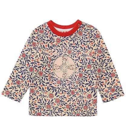 Marni Bluse - Gul m. Blå Mønster