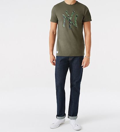 New Era T-Shirt - New York Yankees - Army Grøn
