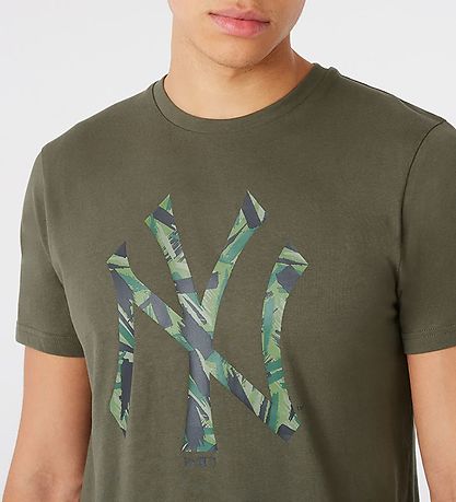 New Era T-Shirt - New York Yankees - Army Grøn