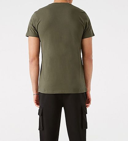 New Era T-Shirt - Chicago Bulls - Army Grøn