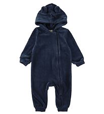 Smallstuff Heldragt - Velour - Blå