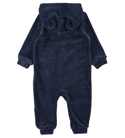 Smallstuff Heldragt - Velour - Blå