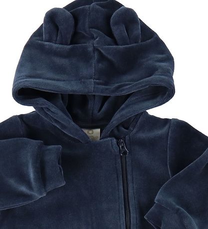 Smallstuff Heldragt - Velour - Blå