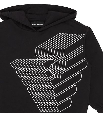 Emporio Armani Hættetrøje - Sort m. Logo