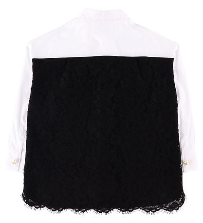 Dolce & Gabbana Skjorte - 90's - Hvid/Sort