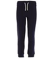 GANT Sweatpants - Crest Shield - Evening Blue m. Rød