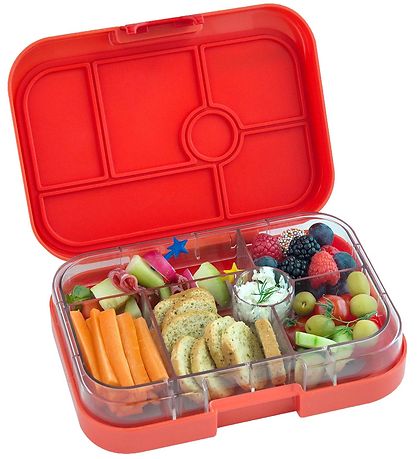 Yumbox Madkasse m. 6 Rum - Bento Original - Safari Orange m. Jun