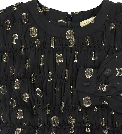 Stella McCartney Kids Kjole - Sort/Guld