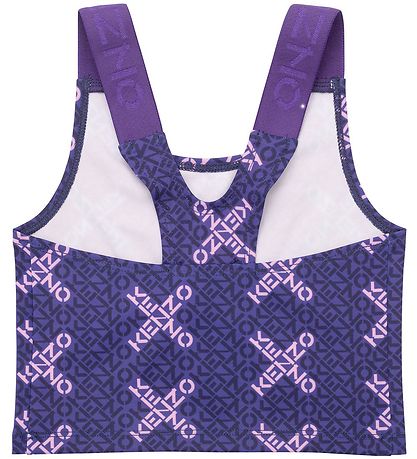 Kenzo Træningstop - Energy - Plum m. Logoer