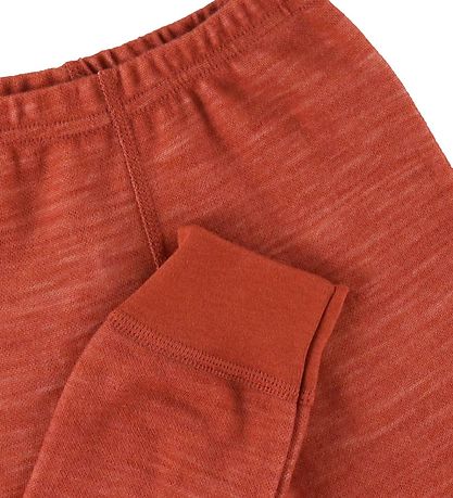 Joha Leggings - Uld/Bambus - Rød