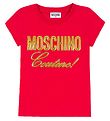 Moschino T-shirt - Rød m. Guld