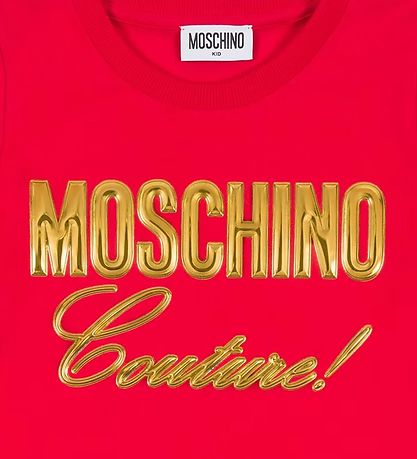 Moschino T-shirt - Rød m. Guld