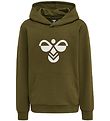 Hummel Hættetrøje - hmlCuatro - Dark Olive