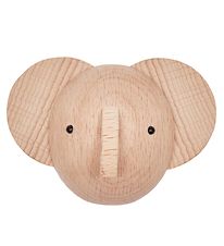OYOY Knage - 5,4x7,4x6,4 cm - Mini - Elefant - Natur