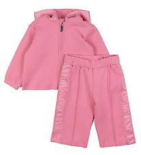 Emporio Armani Bukser/Cardigan - Flamingo m. Logostribe
