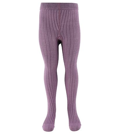 Minymo Strømpebukser - 2-Pak - Solid Rib - Zephyr