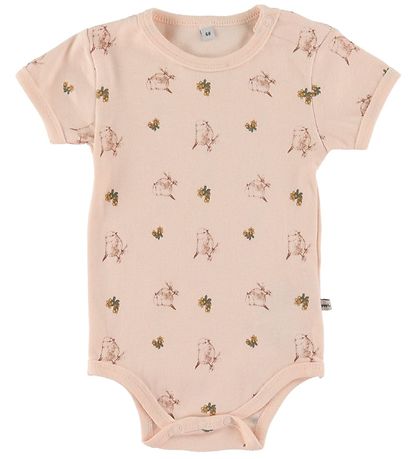 Pippi Baby Body k/æ - 4-pak - Dusty Rose