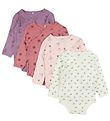 Pippi Baby Body l/æ - 4-pak - Dusty Rose
