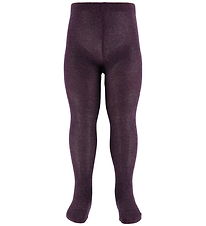 MP Strømpebukser - Glitter - Dark Purple