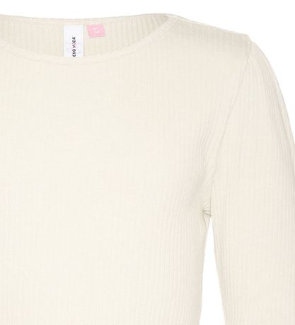 Vero Moda Girl Bluse - Noos - Rib - VmLavender - Snow White