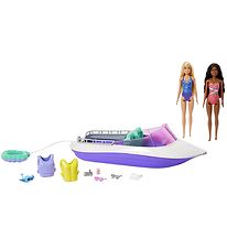 Barbie Dukkesæt - Barbie båd M. Dukker - 46 Cm.