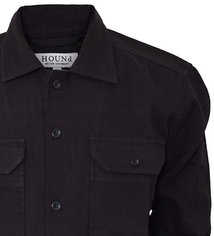 Hound Skjorte - Worker Shirt - Sort