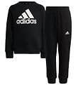 adidas Performance Sweatsæt - LK BOS JOG FT - Sort/Hvid